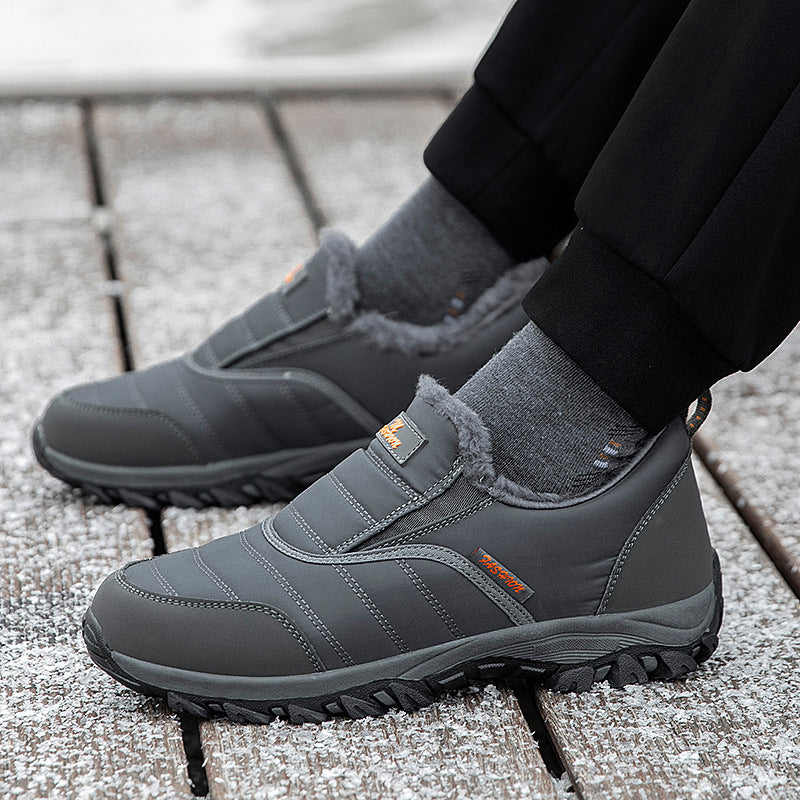 Autumn And Winter Walking Shoes Slip-on