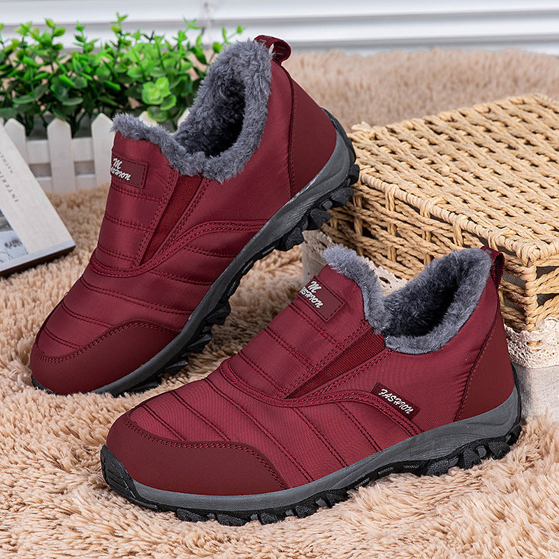 Autumn And Winter Walking Shoes Slip-on