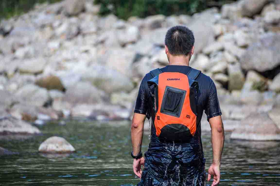 Sac à dos rond étanche pour la pêche