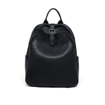 Anti-Theft First Layer Leather Backpackage Women's Large Capacity
