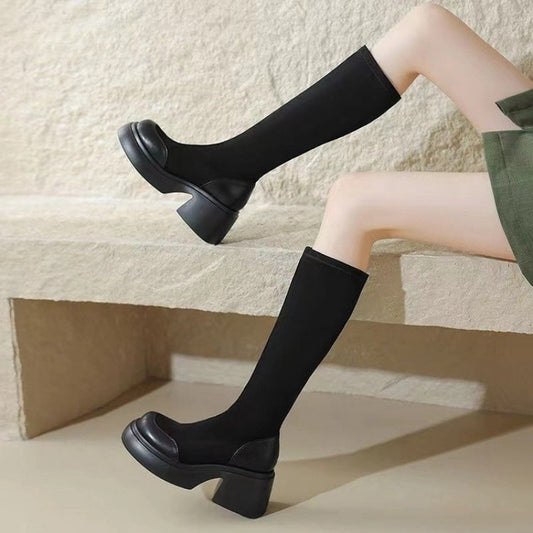 Autumn And Winter Small Thick Bottom Height-increasing Martain Boots