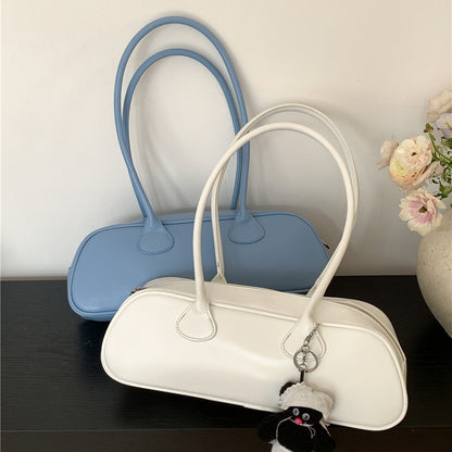 All-match Niche Oval Baguette Underarm Bag