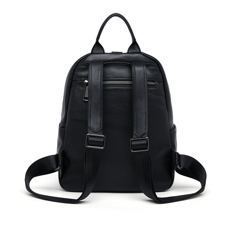 Anti-Theft First Layer Leather Backpackage Women's Large Capacity