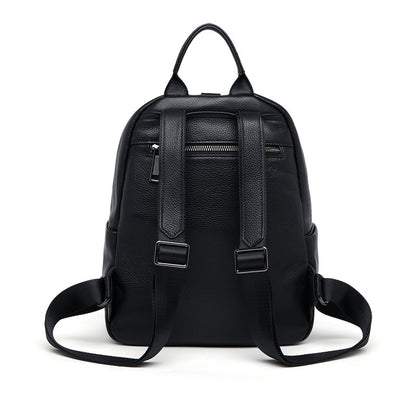 Anti-Theft First Layer Leather Backpackage Women's Large Capacity