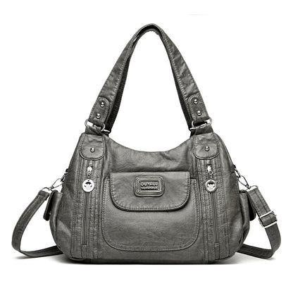 Sac fourre-tout tendance pour femme, nouveau sac messager à bandoulière rétro européen et américain, sac à boulettes