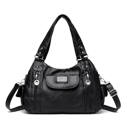 Sac fourre-tout tendance pour femme, nouveau sac messager à bandoulière rétro européen et américain, sac à boulettes