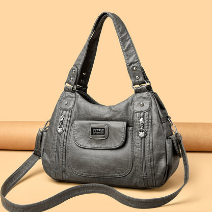 Sac fourre-tout tendance pour femme, nouveau sac messager à bandoulière rétro européen et américain, sac à boulettes