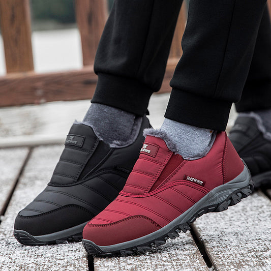 Autumn And Winter Walking Shoes Slip-on
